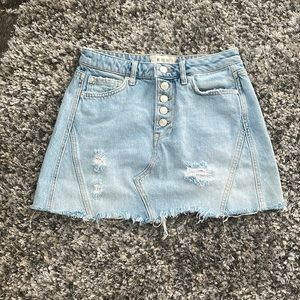 Free People Demin Skirt